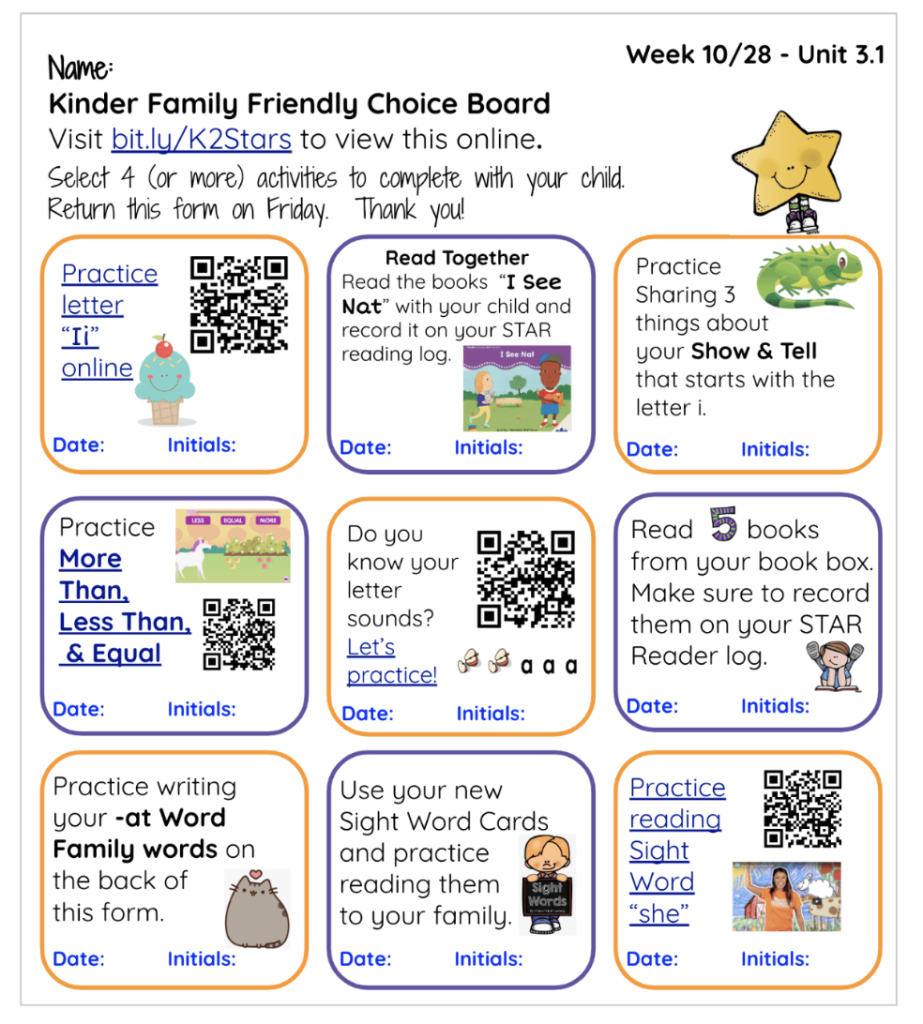 Rethink Choice Boards Free Templates for All Grades The Whiteboard